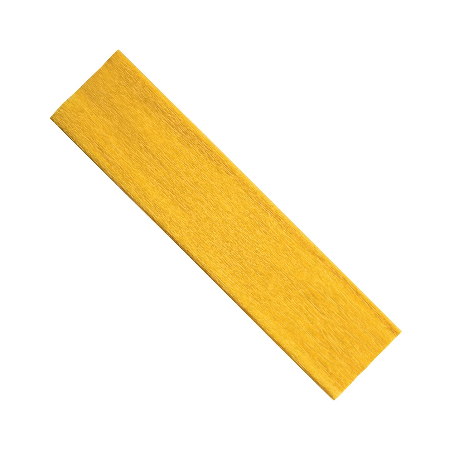 Crepe Paper, Yellow, 20&#x22; x 7-1/2&#x27;, 1 Sheet