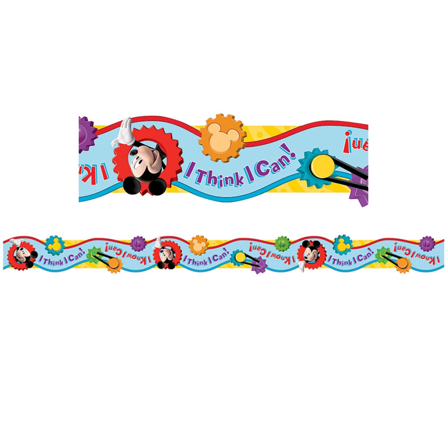 Mickey Mouse Clubhouse&#xAE; I Think I Can Extra Wide Cut Deco Trim&#xAE;, 37 Feet