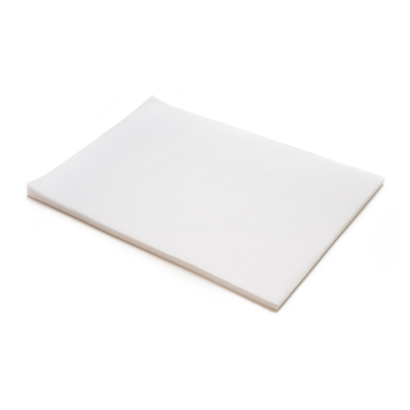 Art &#x26; Decoration Fabric Sheets, 12&#x22; x 18&#x22;, White, 45 Sheets