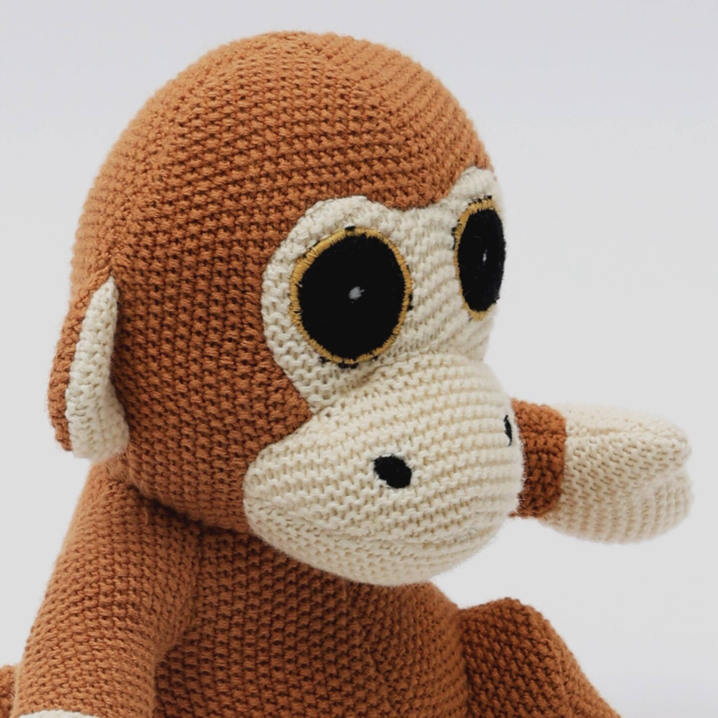 100% Handmade Cotton knitted Soft Monkey Plush Toy/Soft Toys