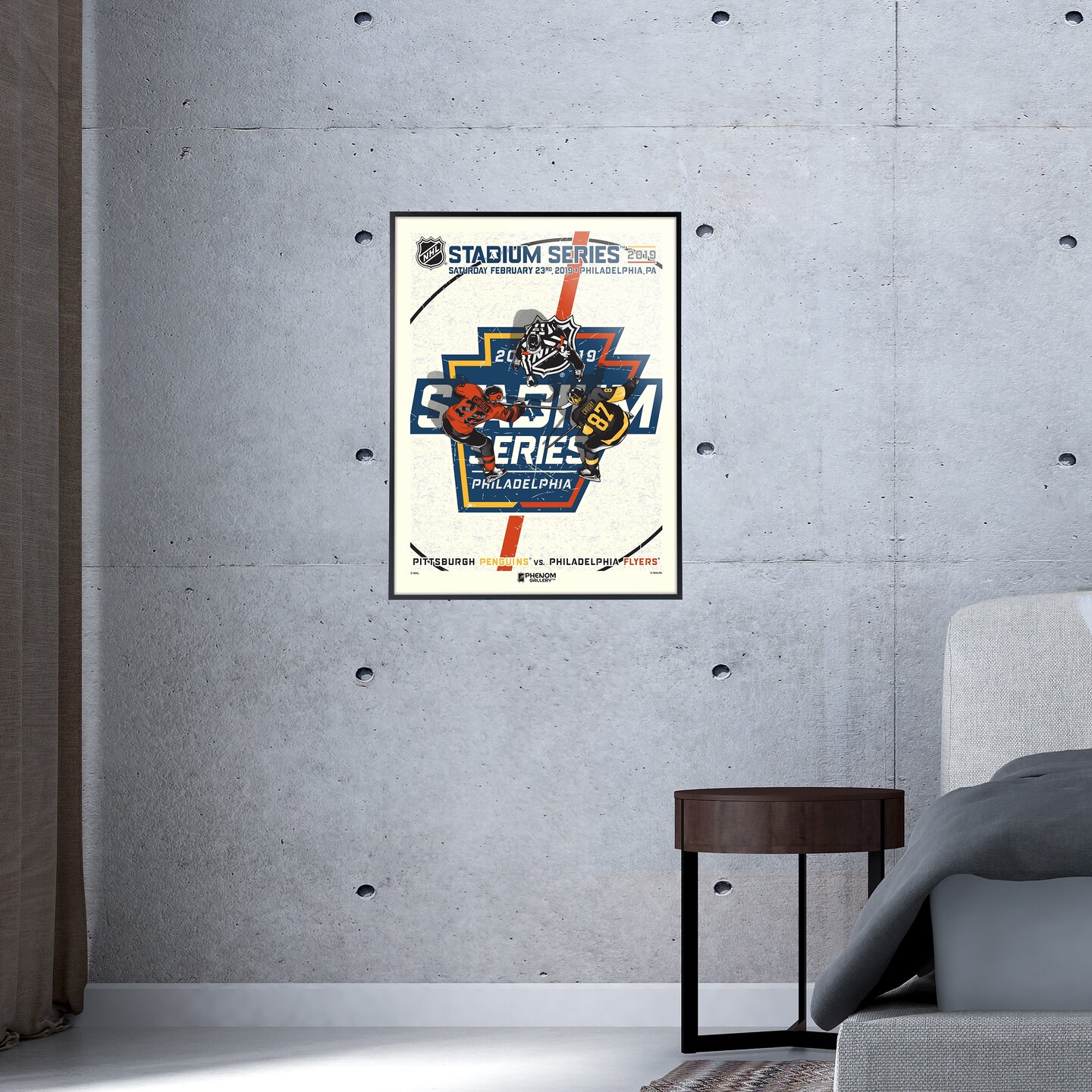 Phenom Gallery NHL Stadium Series 2019 - Penguins vs Flyers Limited Edition Deluxe Framed Serigraph
