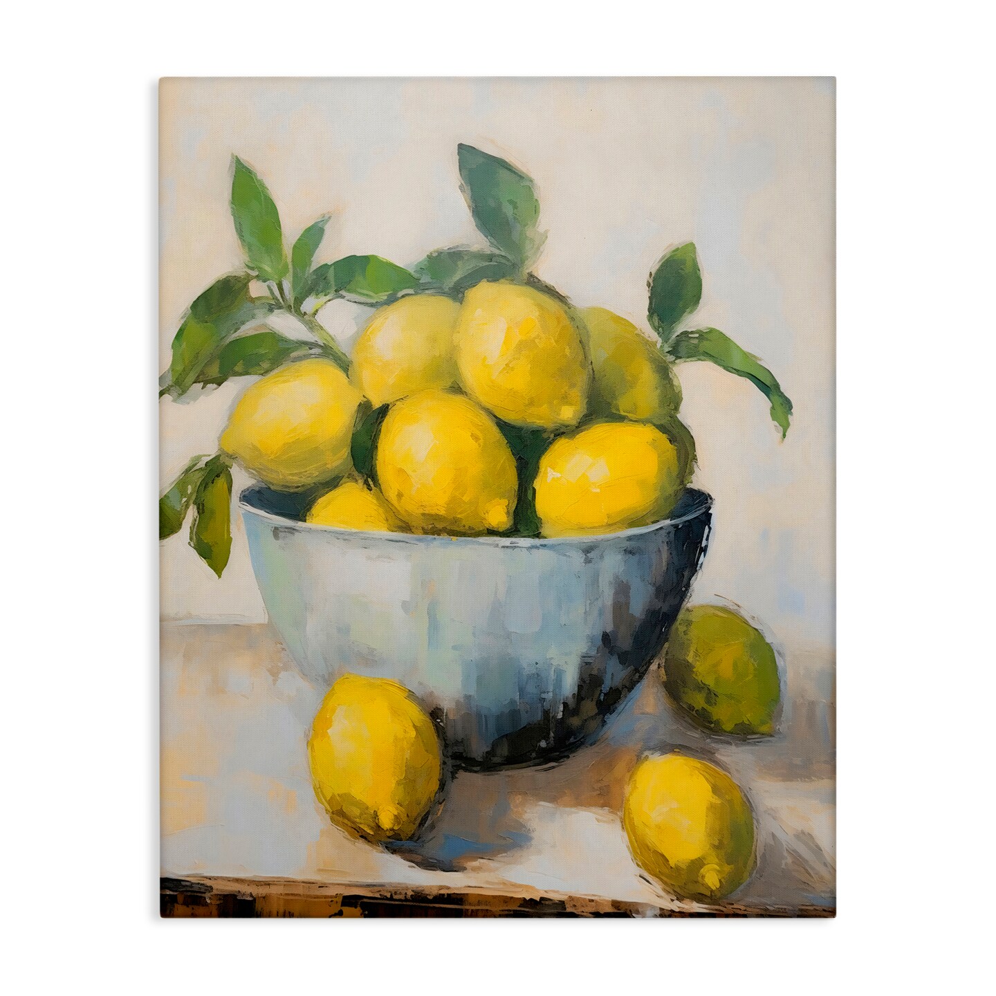 Stupell Industries Lemon Still Life Bowl Canvas Wall Art, design by Creative Studio