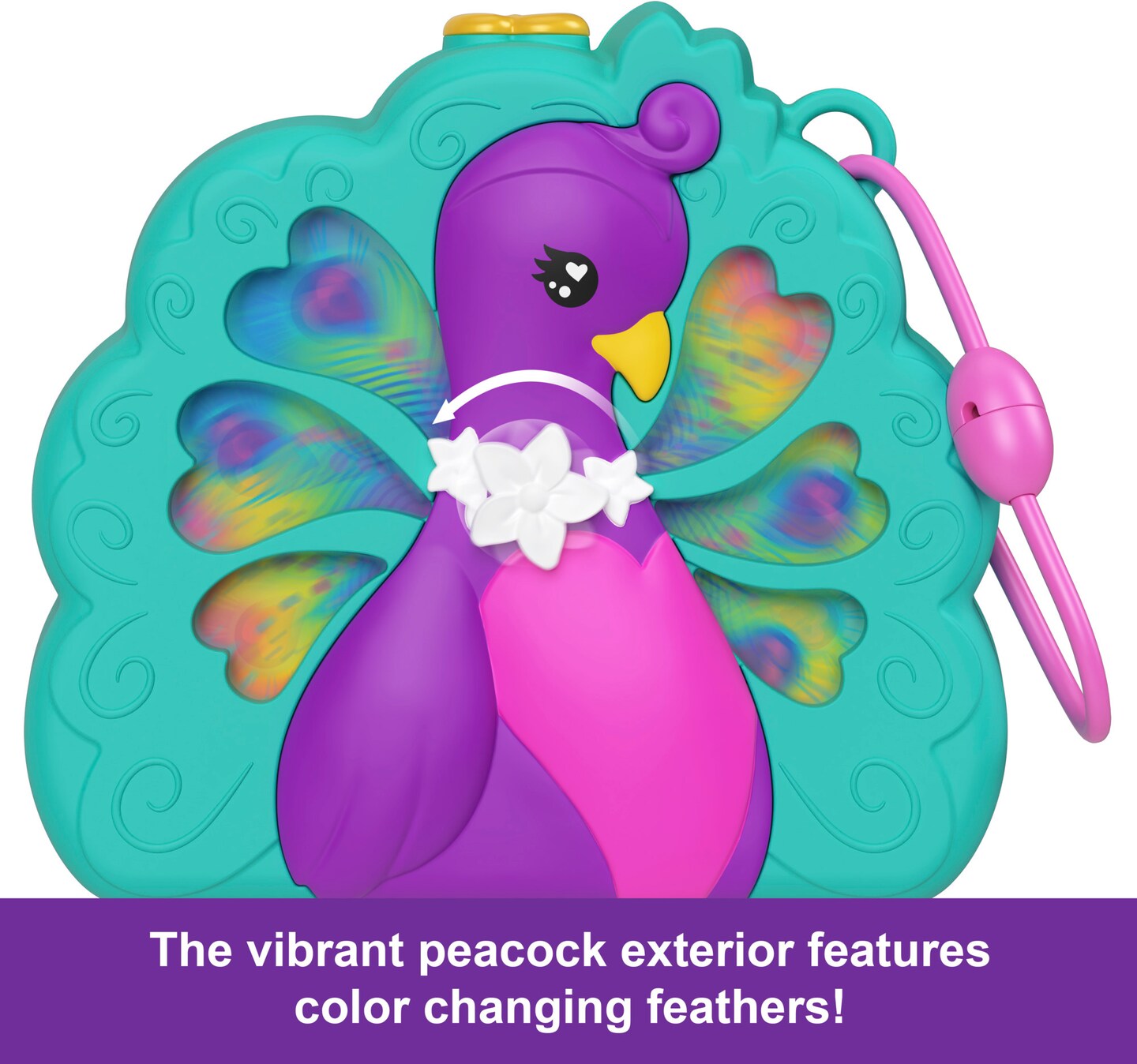 Mattel - Polly Pocket Peacock Garden Compact Playset  [COLLECTABLES] Paper Doll