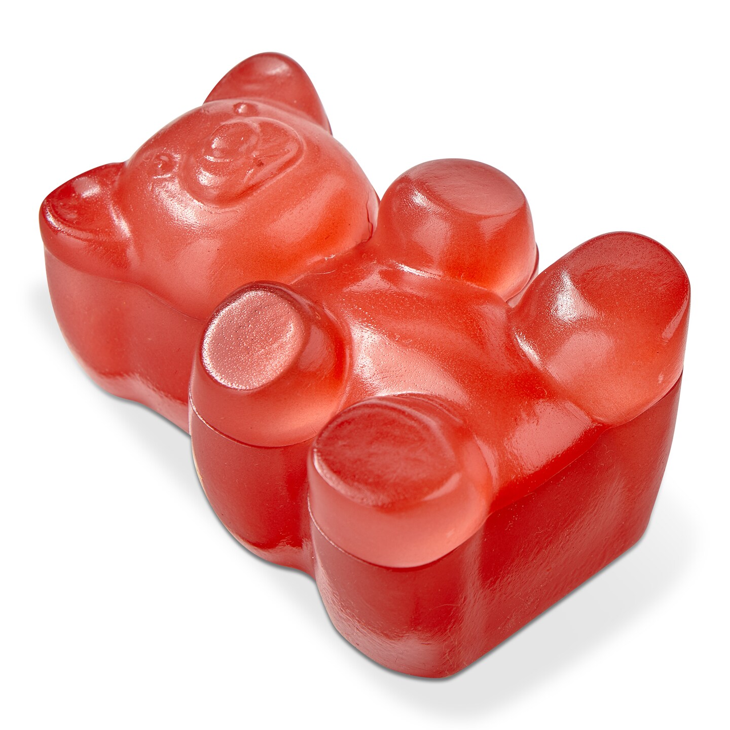 Gummy Bear Trinket Dish Raspberry Decorative Tray Red 4x3x2 Everyday Use Spot Clean