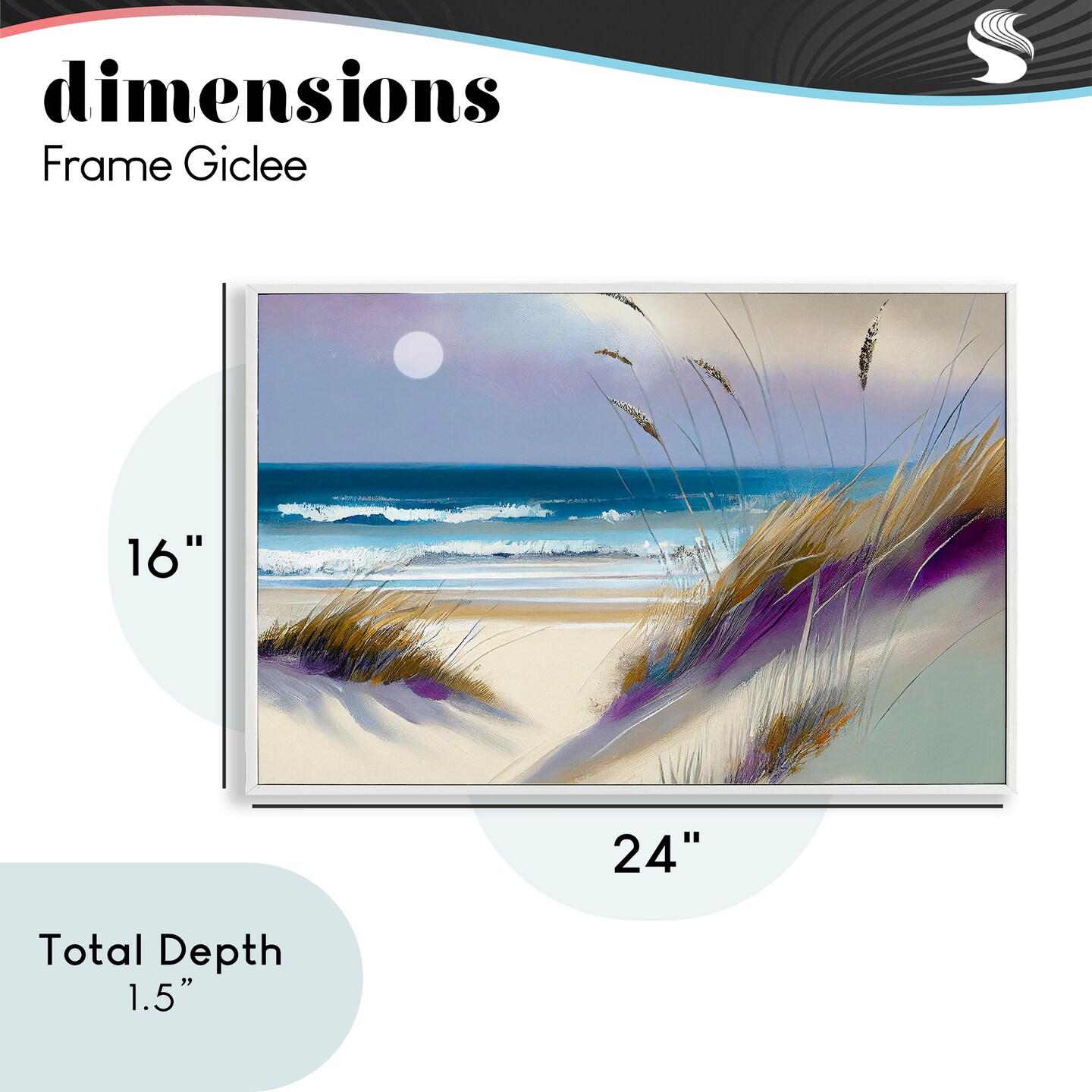 Stupell Industries Beach Dunes Serenity Framed Giclee, design by Sasha