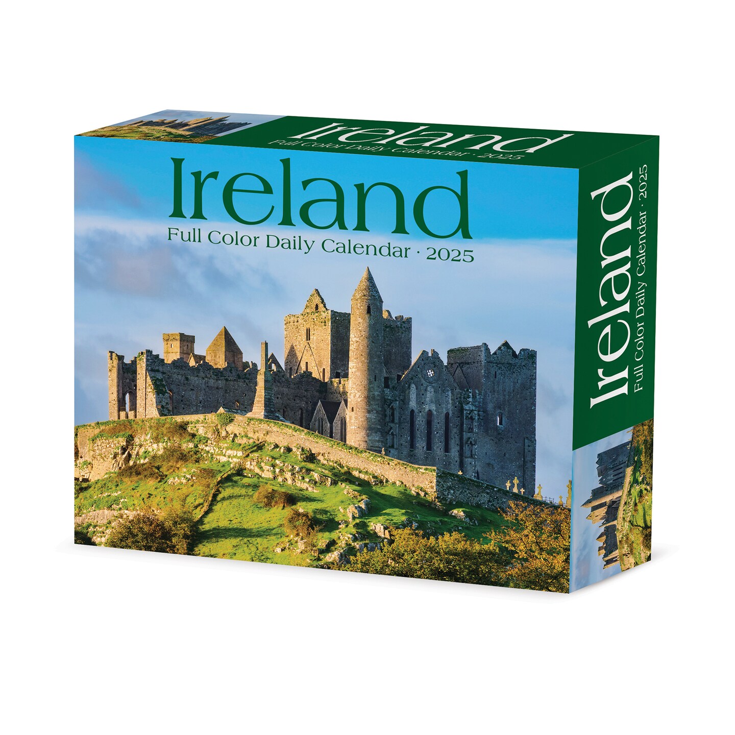 Ireland 2025 Box Calendar, Travel Daily Desktop