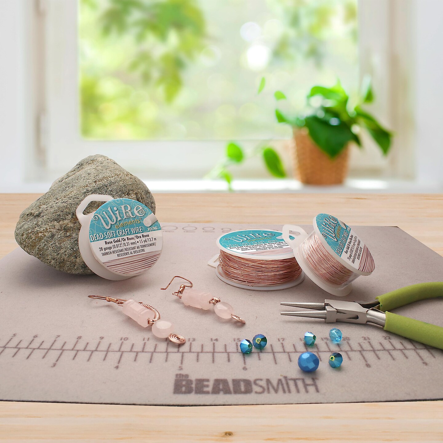 The Beadsmith Wire Elements Craft Wire – Tarnish Resistant, Soft Temper, Round