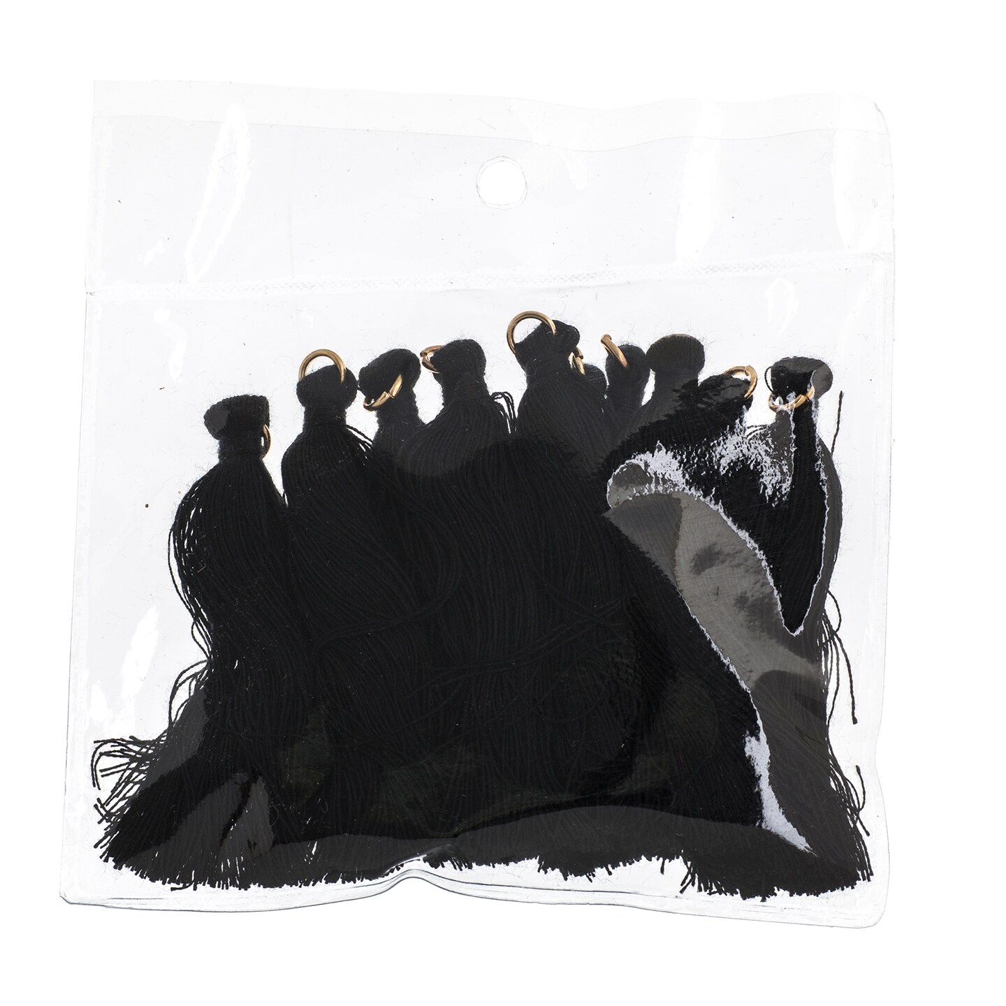 John Bead 2.25in Poly Cotton Tassels, 10pcs