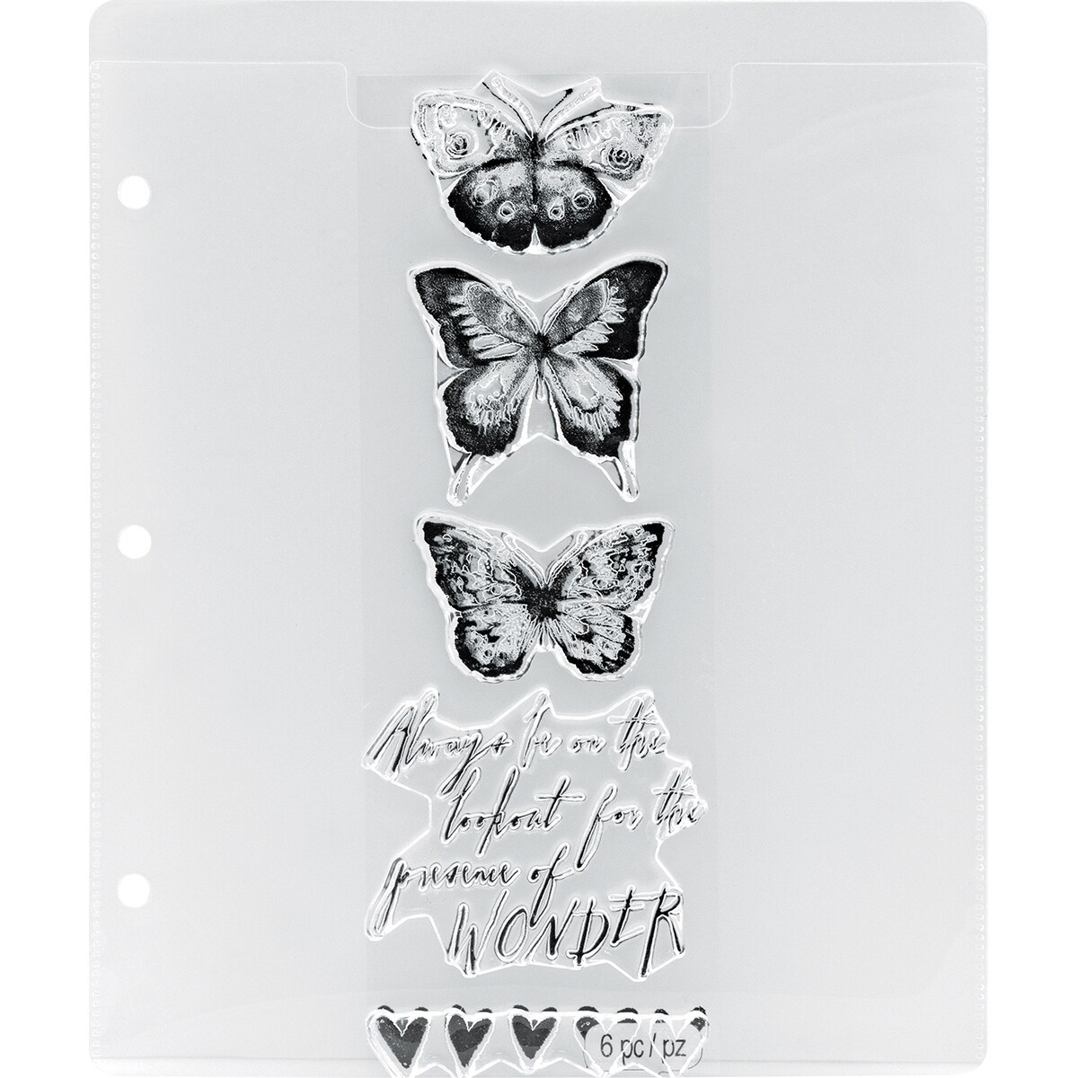 Tim Holtz Storage Studios Stamp Storage Binder Refills 8/Pkg-7.25"X10"