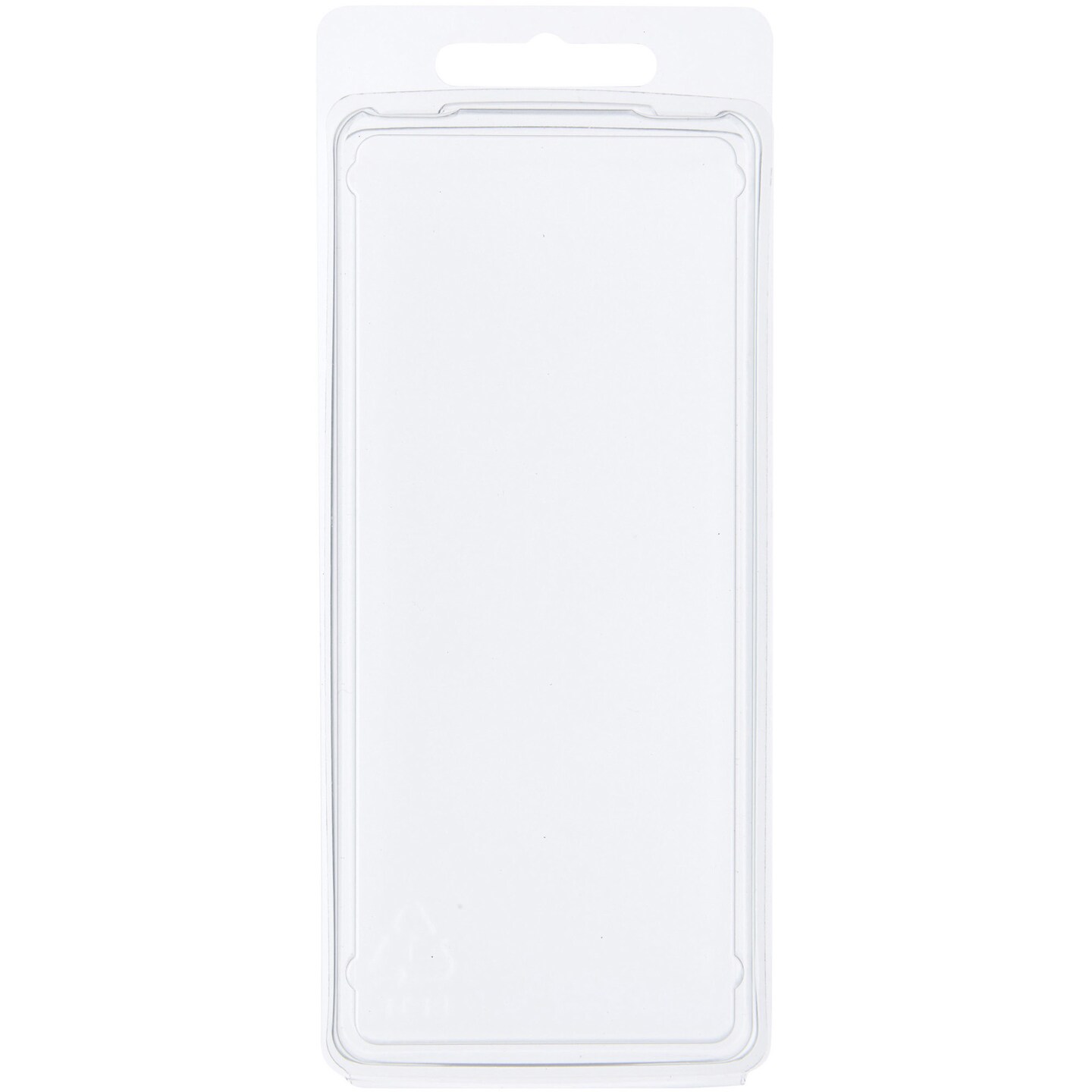 Collecting Warehouse Clear Plastic Clamshell Package / Storage Container, 5.3125" H x 2.3125" W x 0.875" D