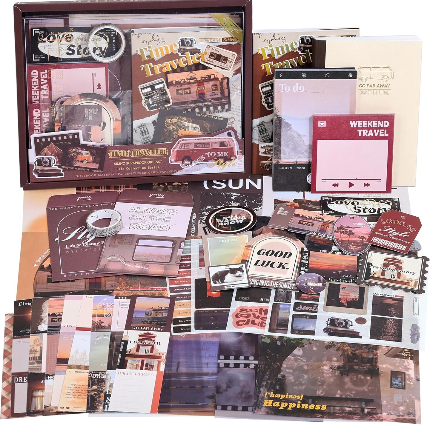 Scrapbooking Supplies Kit - Traveler
