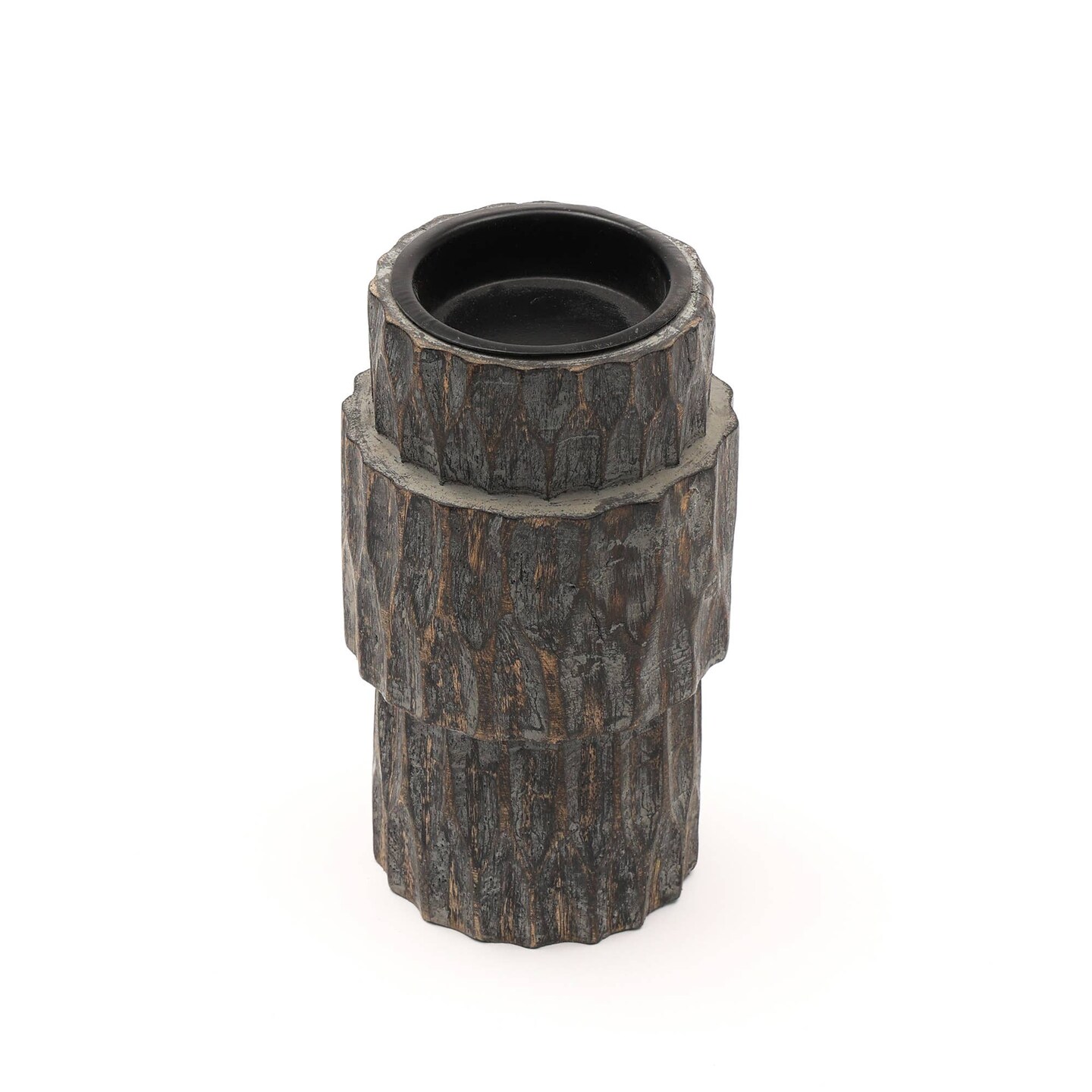 Elegant Wooden Centerpiece Candle Holder