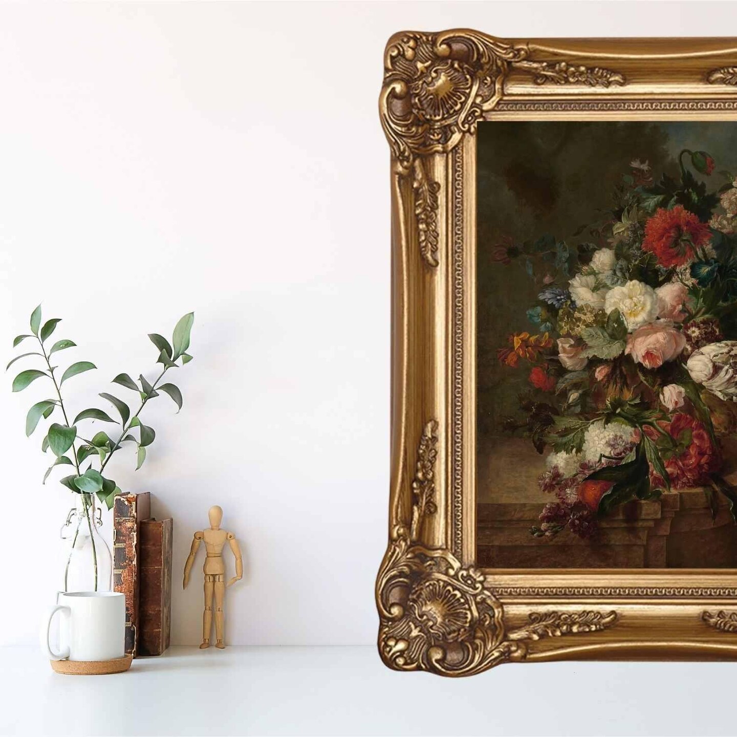 Classic 16x20 Ornate Vintage Antique Gold Picture Frame 4 Inch