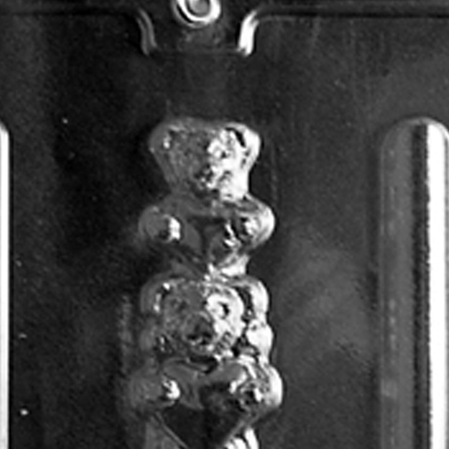 Bears With Hearts Pretzel Chocolate Mold Perfect for Sweet and Salty Treats