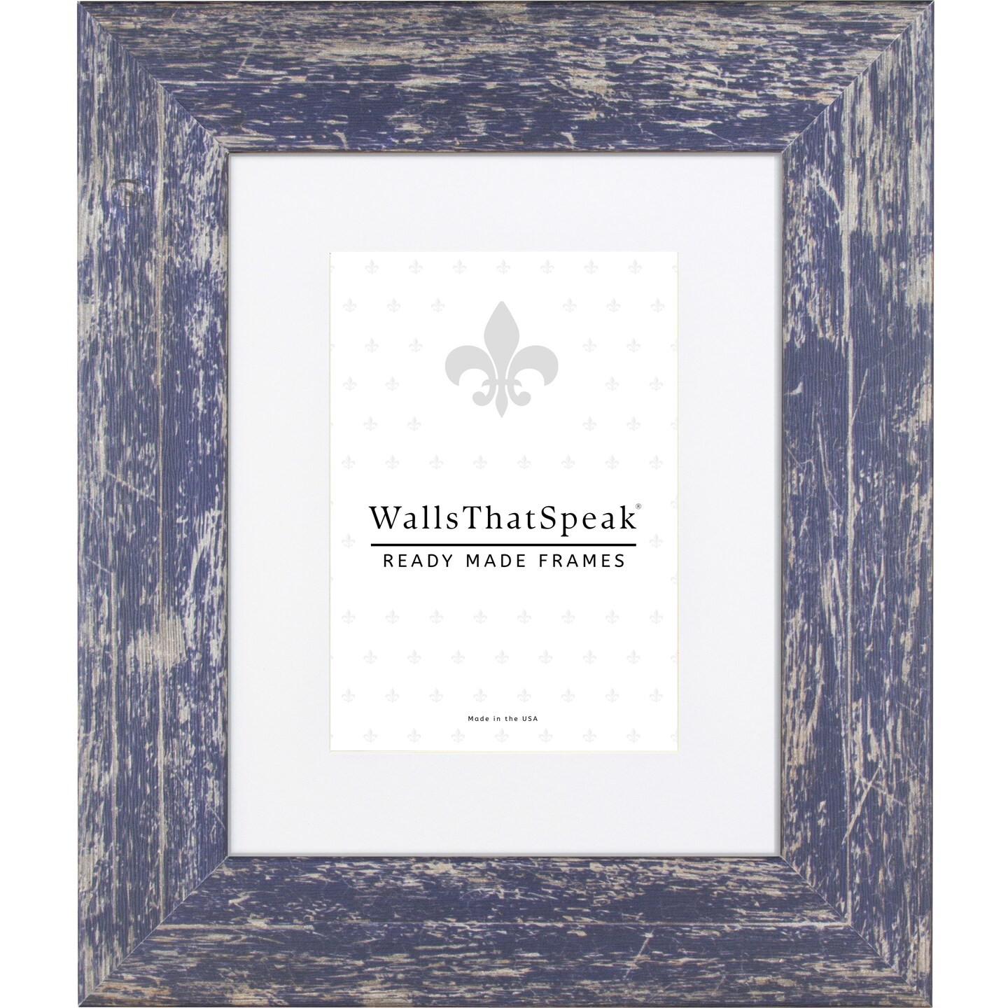 12x12 Matted Picture Frame, American Barn Wide 2 Inch MDF Moulding, Wall Display Frame for Art, Posters, or Photos by wallsthatspeak