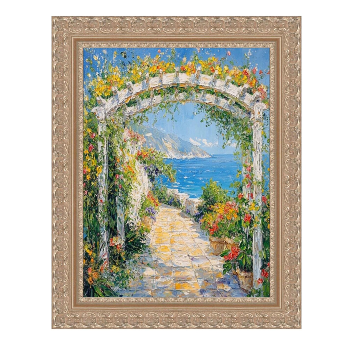 Silver Baroque Ornate Picture Frame 11x17 frame