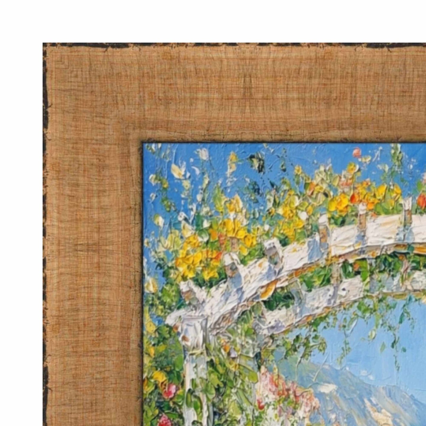 Wide Antique Gold Copper Bronze Picture Frame 16x20 frame
