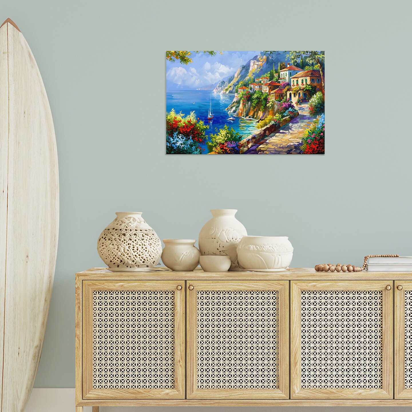 Stupell Industries Panoramic Mountain View Canvas Wall Art Design by LSR Design Studio