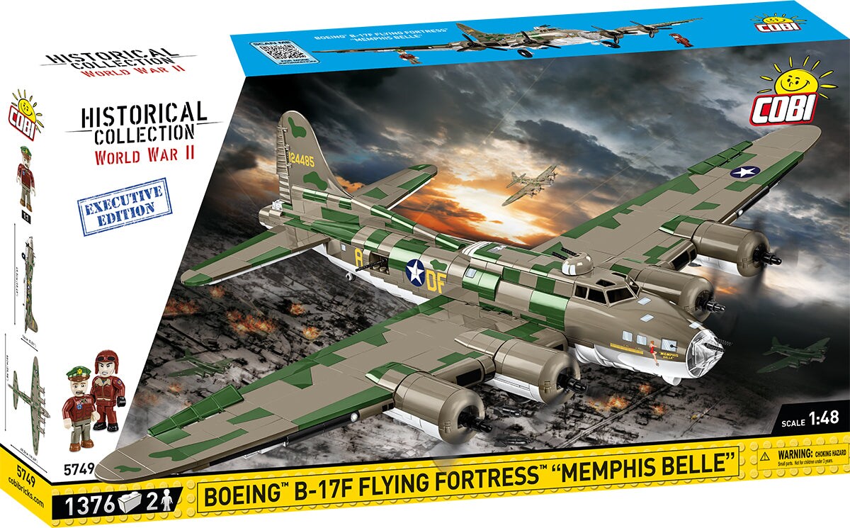 COBI Historical Collection WWII Boeing&#x2122; B-17F Flying Fortress&#x2122; &#x22;Memphis Belle&#x22; Aircraft - EXECUTIVE EDITION