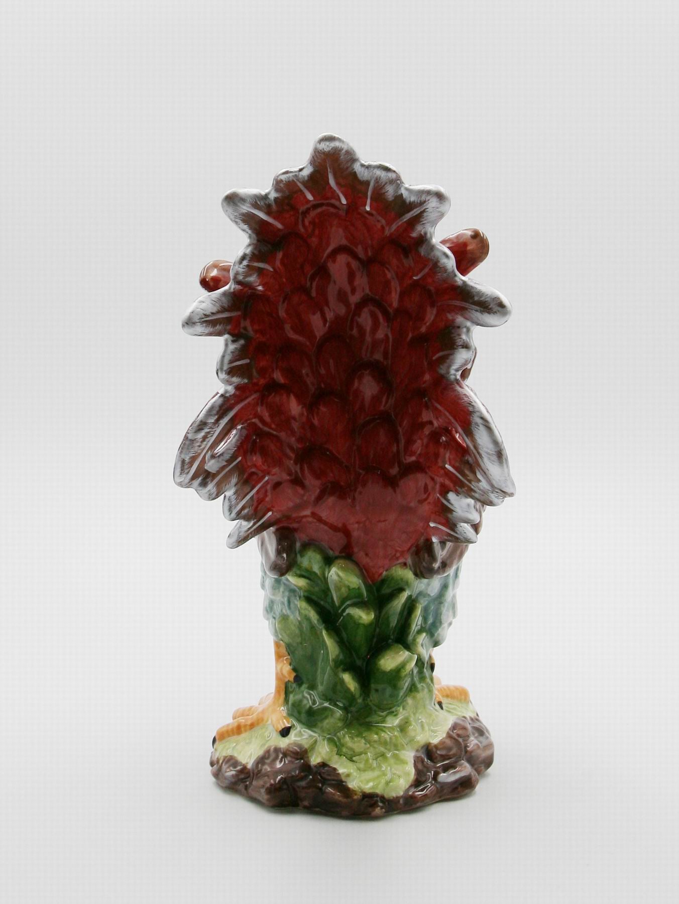 Ceramic Red Rooster Statue, Home D&#xE9;cor, Gift for Her, Gift for Mom, Kitchen D&#xE9;cor, Farmhouse D&#xE9;cor, Fall Decor
