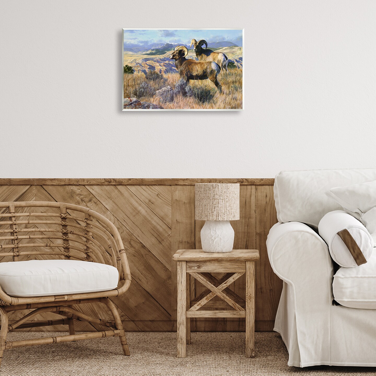 Stupell Industries Wild Rams Torrey Canyon Wall Plaque Art Design by Mark Kelso