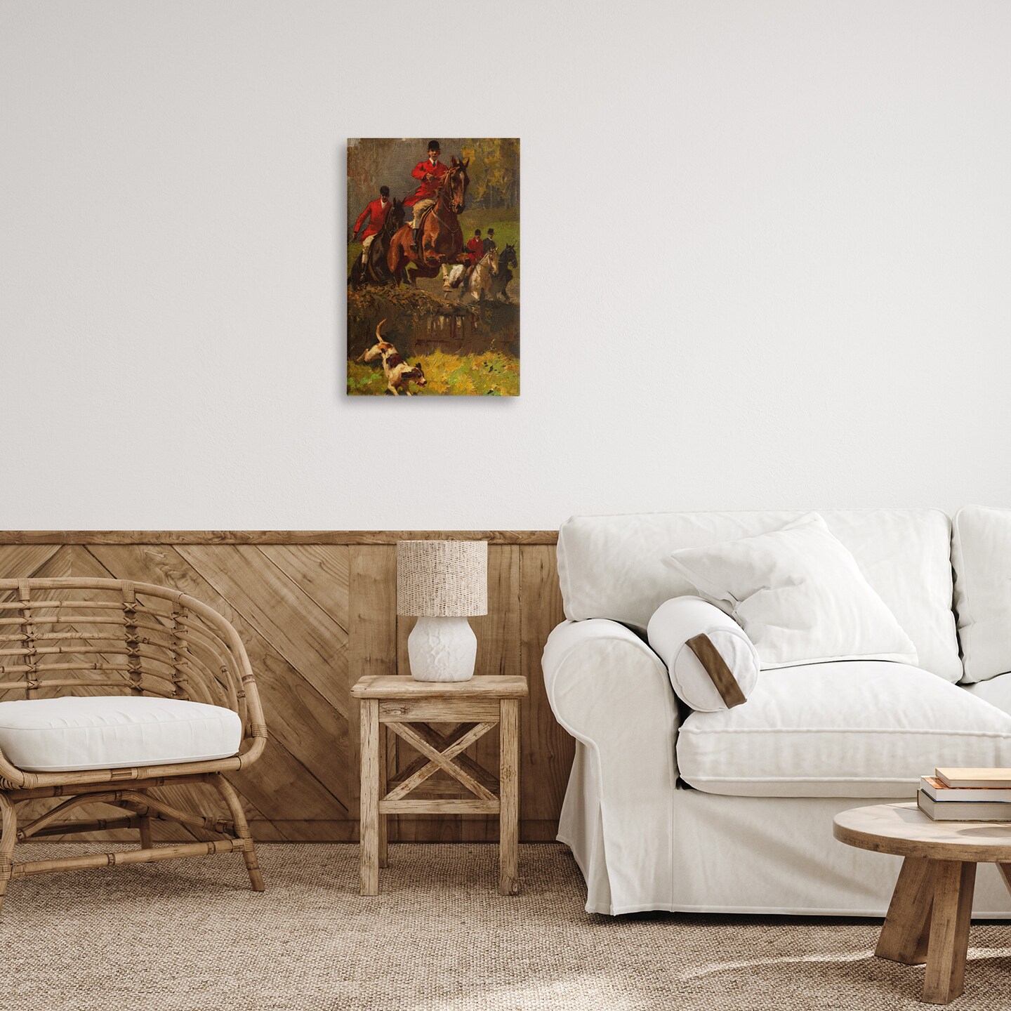 Stupell Industries Classic Hunting Dog Scene Canvas Wall Art Design by Tina Higgins Designs, Inc.