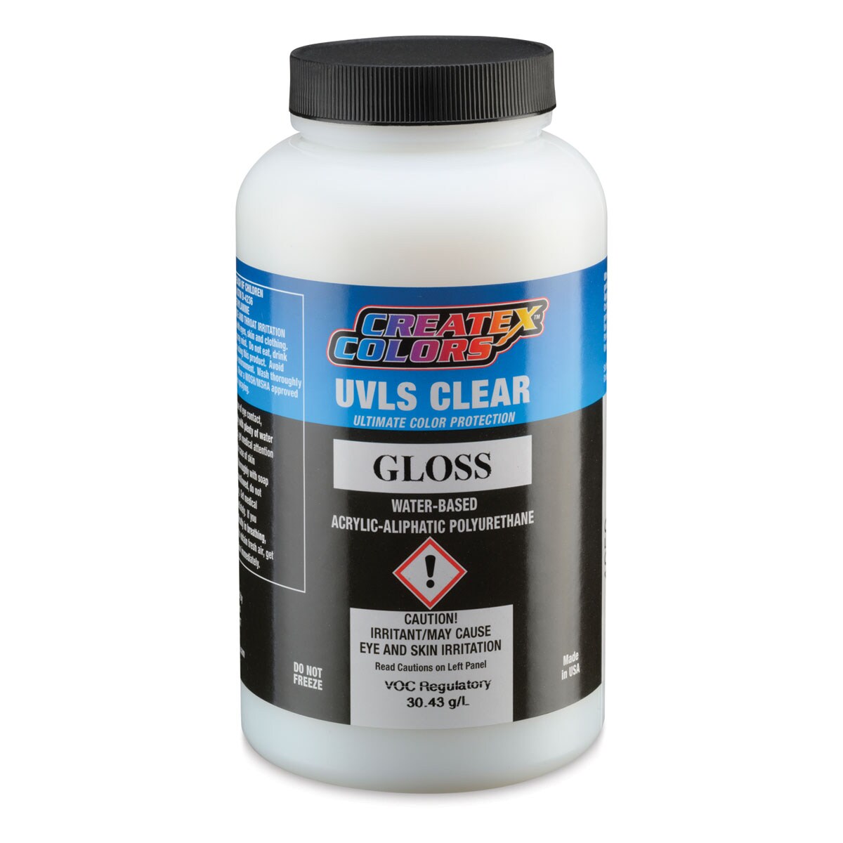 Createx UVLS Clear Top Coat - Gloss, 16 oz