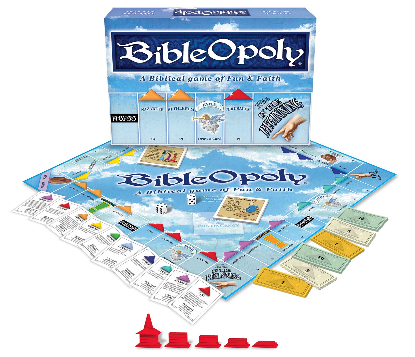 Late for the Sky: Bible-Opoly Monopoly Board Game