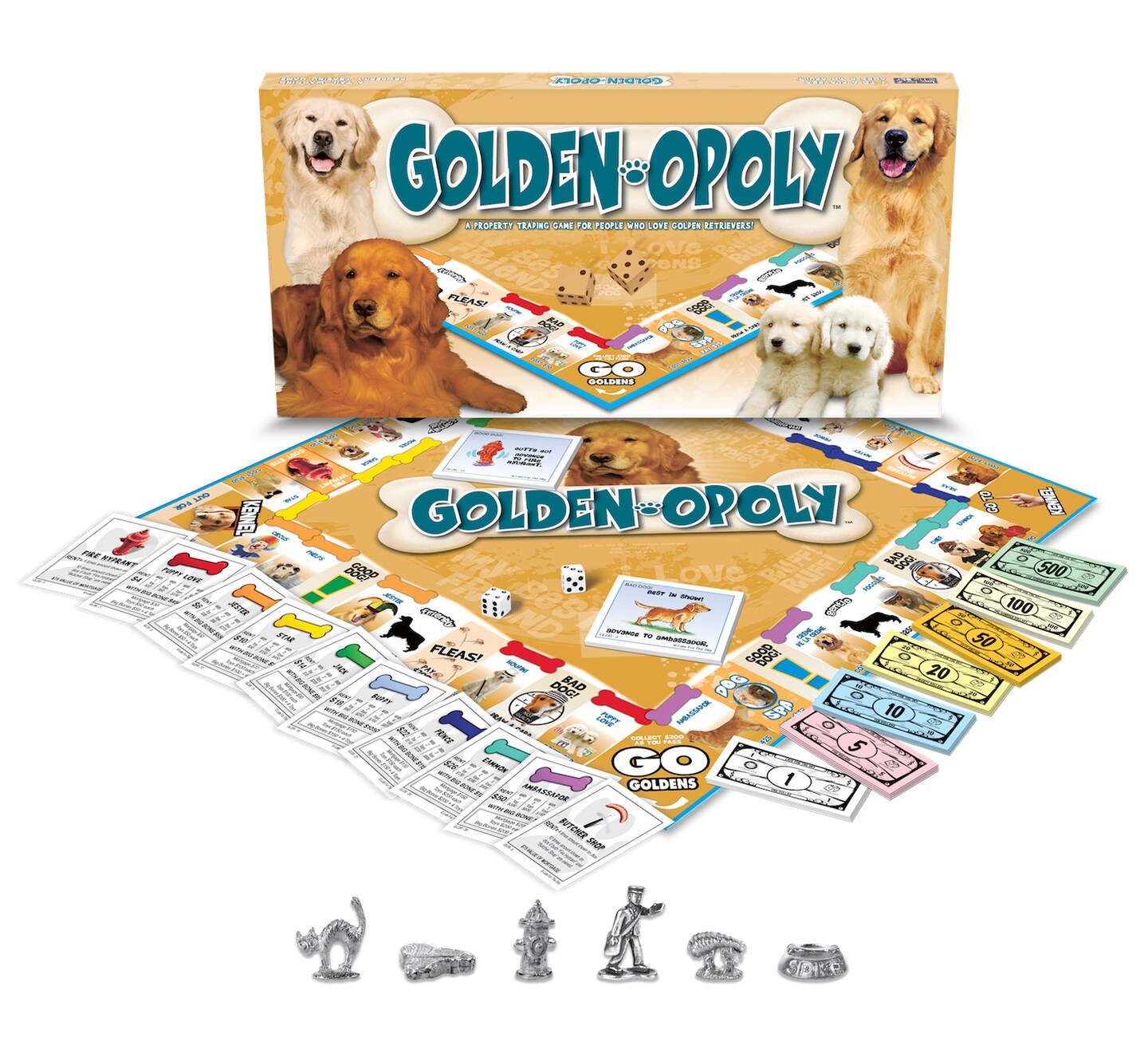 Late for the Sky: Golden-Opoly Monopoly Board Game