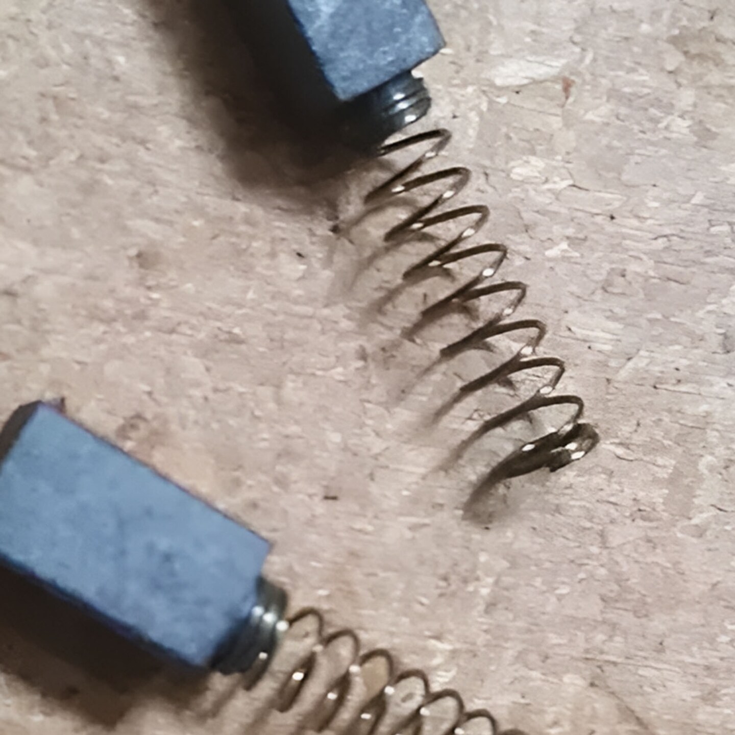 Carbon Brush with Spring Set of 2 Durable Replacement for Cutting Machines
