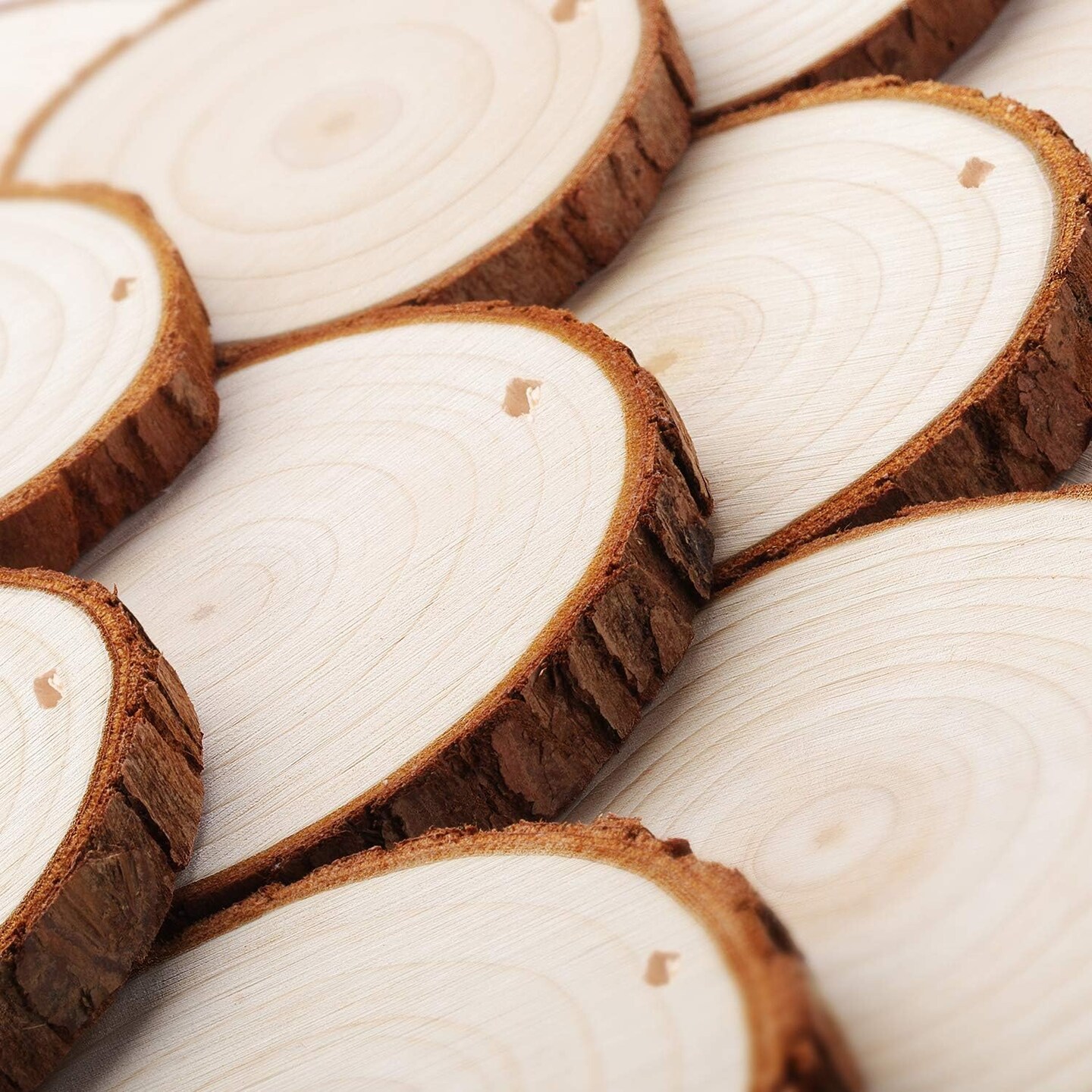 Wood Slices 30 Pcs 2.0-2.4 Inches Craft Wood kit