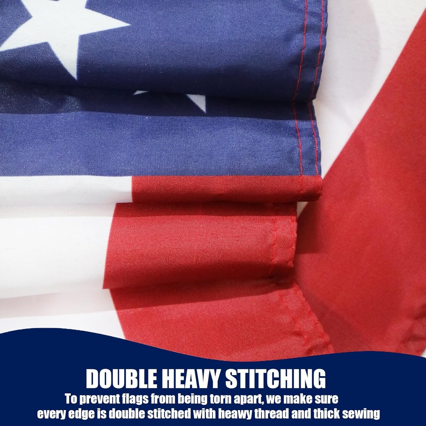 American Flag 3x5 Ft for Indoor, Made in USA 4 Brass Grommets USA Flags - Fade Reistant printing Indoor American Flag - Hanging American Flags for Room/Indoor/Bedroom/Dorm/Wall American Flag