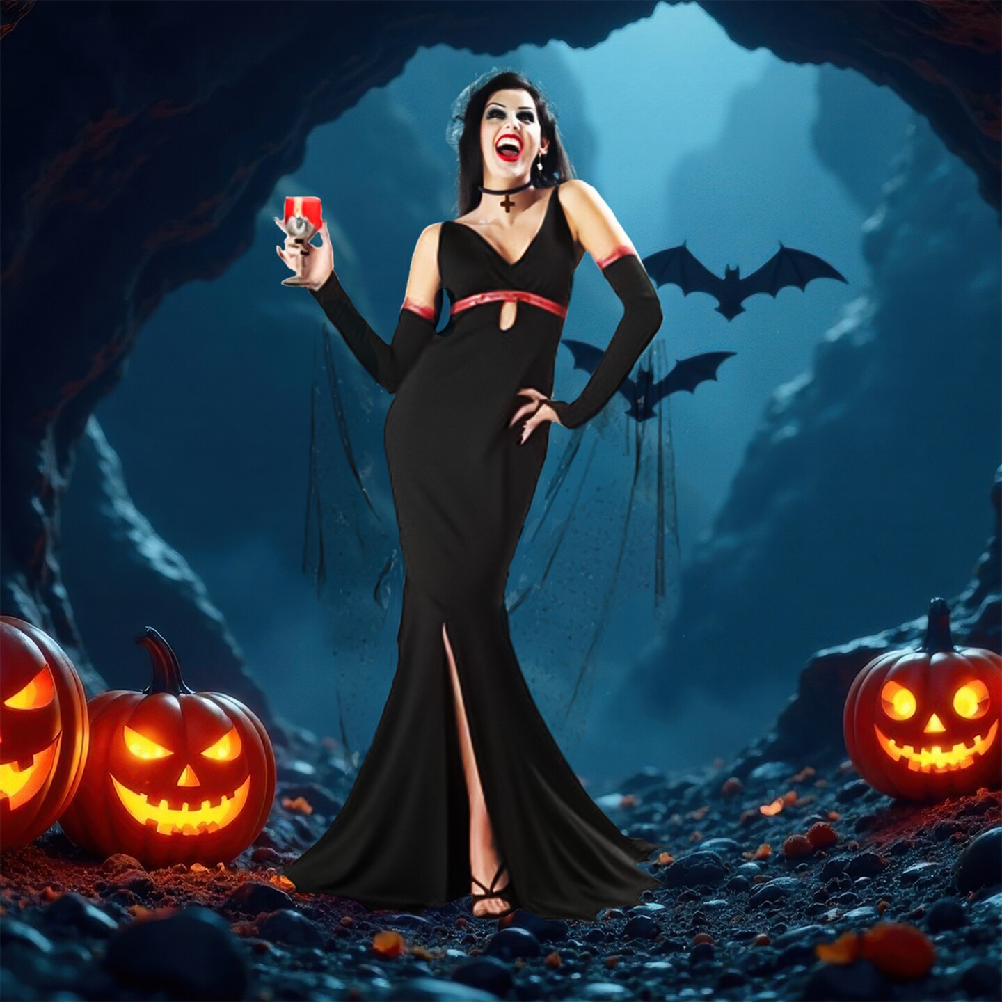 California Costumes Women&#x27;s Immortal Seductress Halloween Costume - Medium