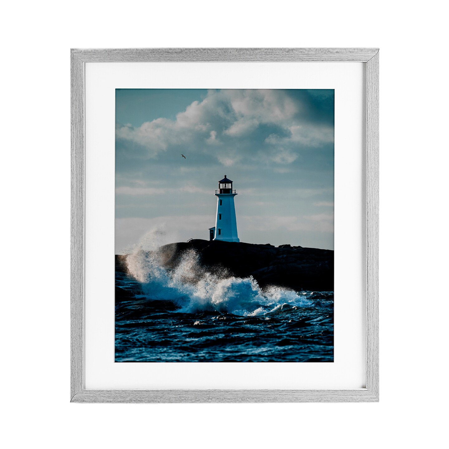 Stupell Industries Nova Scotia Lighthouse Framed Print Under Glass, design by Jared Kreiss