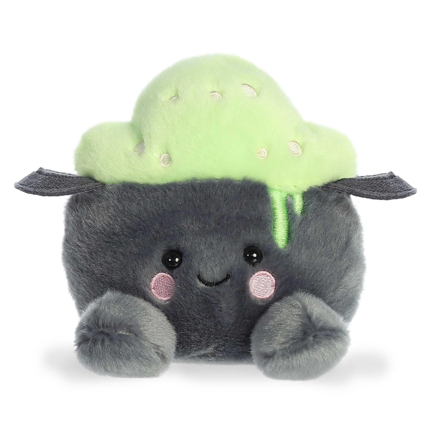 Aurora&#xAE; Spooky Palm Pals&#x2122; Bubbly Cauldron&#x2122; Stuffed Animal - Pocket-Sized Play - Collectable Fun - Gray 5 Inches