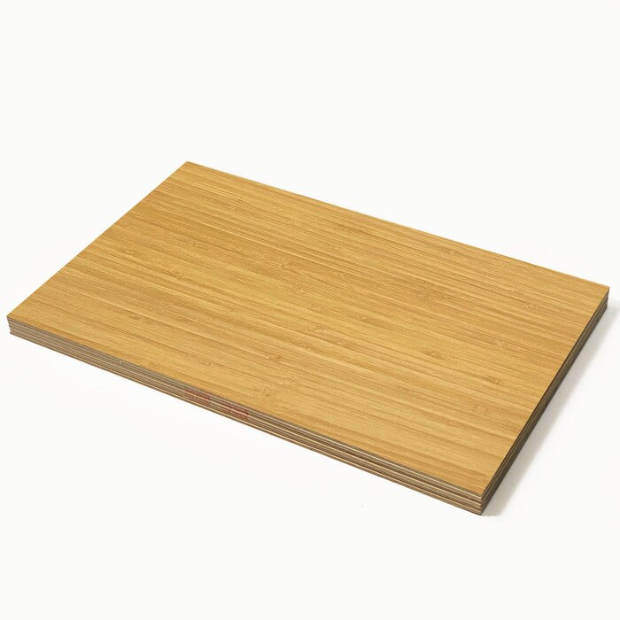 6mm or 3mm, 12”x19” Premium Unfinished or Finished Two Sided with MDF Core, Glowforge Ready | Walnut, Cherry, Maple, Red Oak, White Oak, Alder, Pine, Cedar, Sapele, Mahogany, Hickory, Bamboo