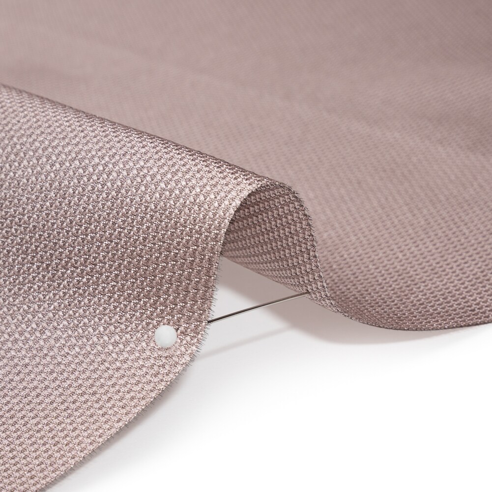 1 Yard Deauville Mauve Italian Mikado Pique Fantasy Costume Fabric, 62 Inches Wide