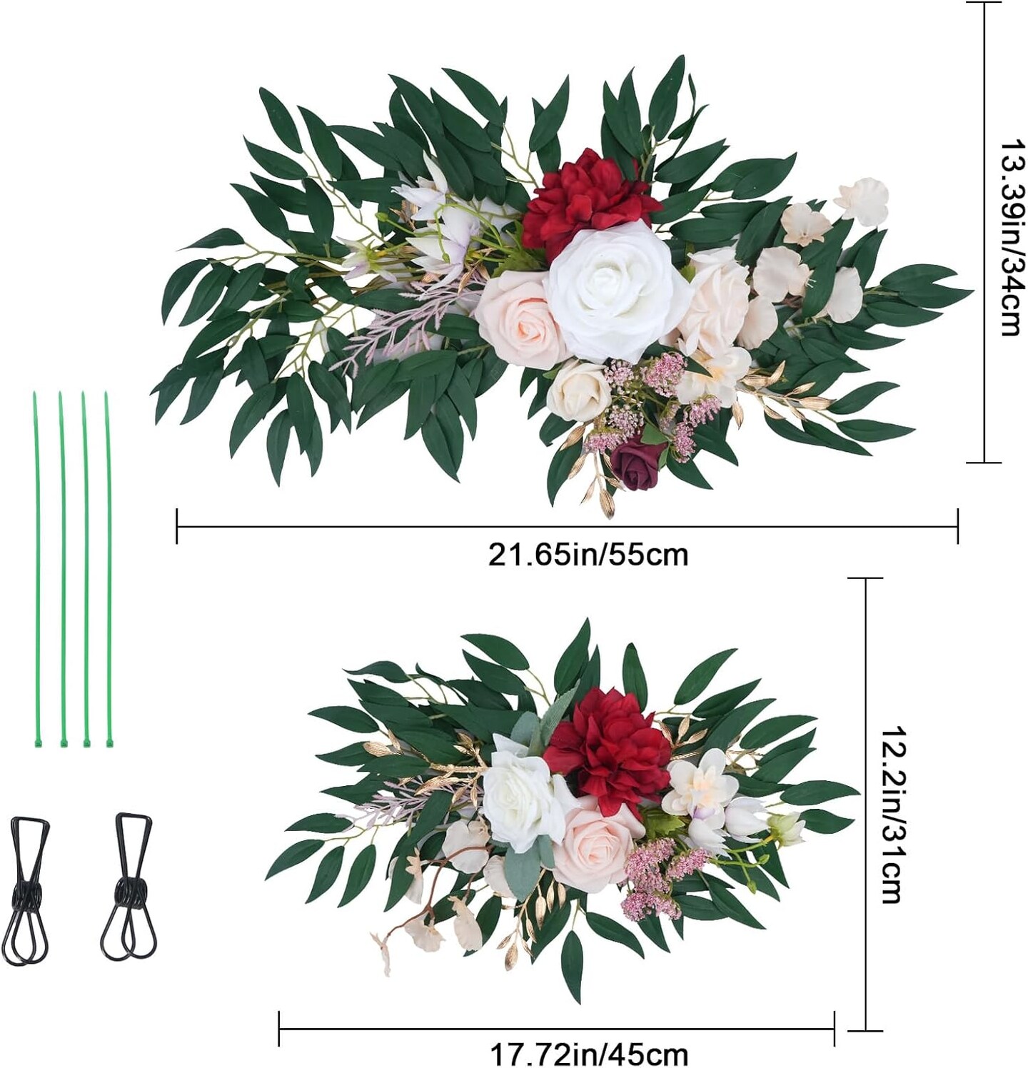 Artificial Floral Flower Swag Wedding