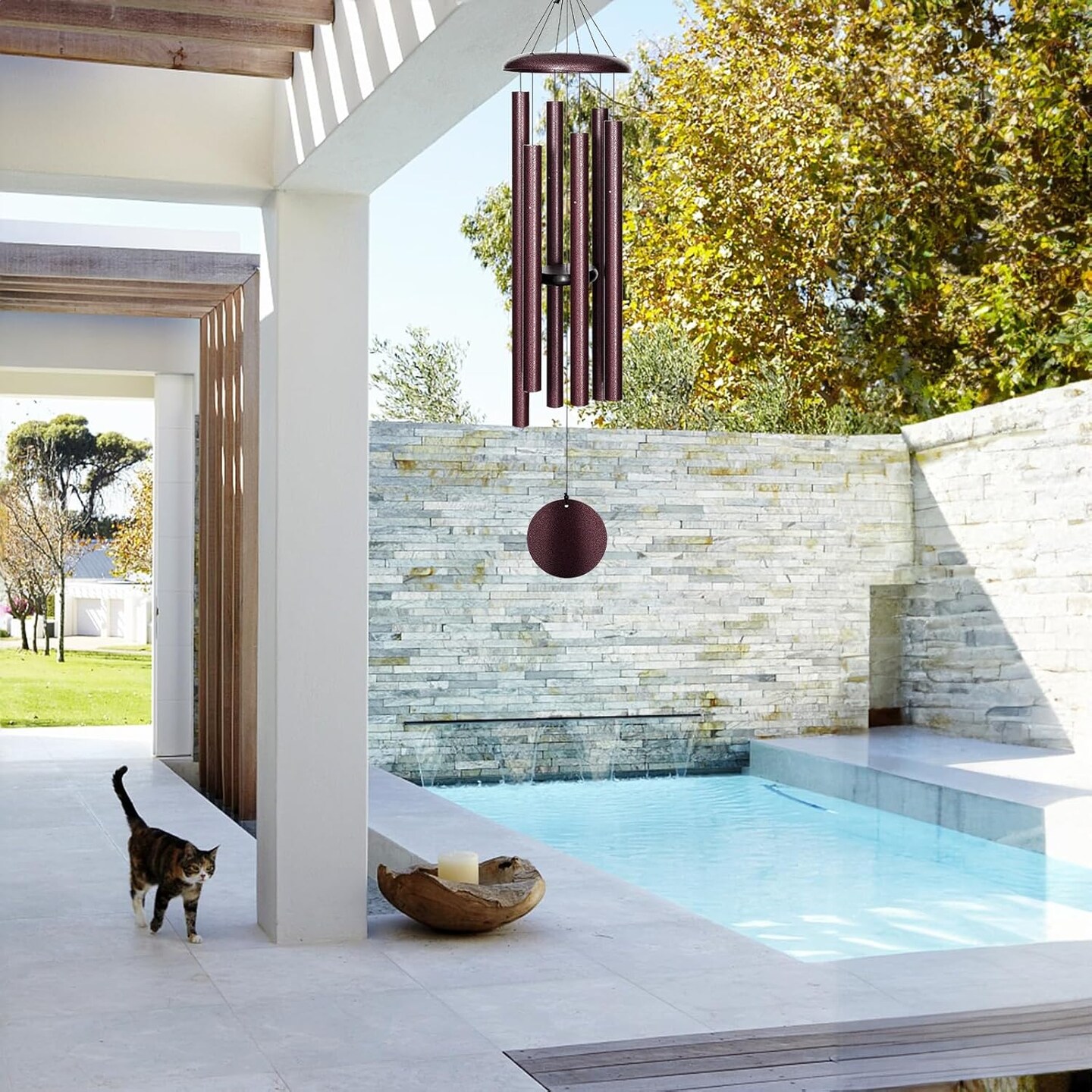 Wind Chimes for Outside Deep Tone, 38&#x27;&#x27; Large Memorial Wind Chimes Outdoor, Wind Chime Gifts for Mother&#x27;s Day/Grandma, Sympathy Gifts, Bronze