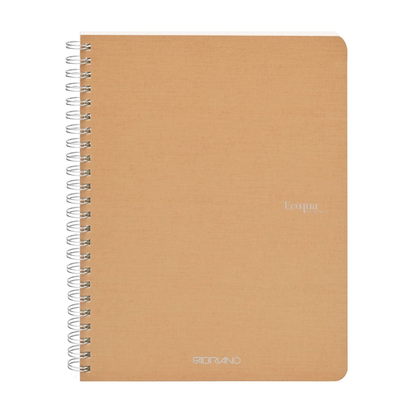 Fabriano Ecoqua Original Spiral-Bound Notebook, A5, 70 Sheets