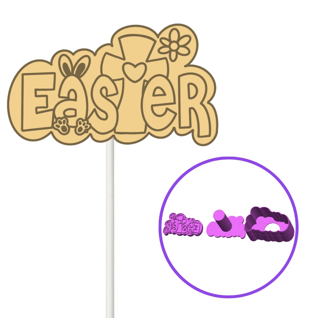 Easter with cross  Cake Pop Mold