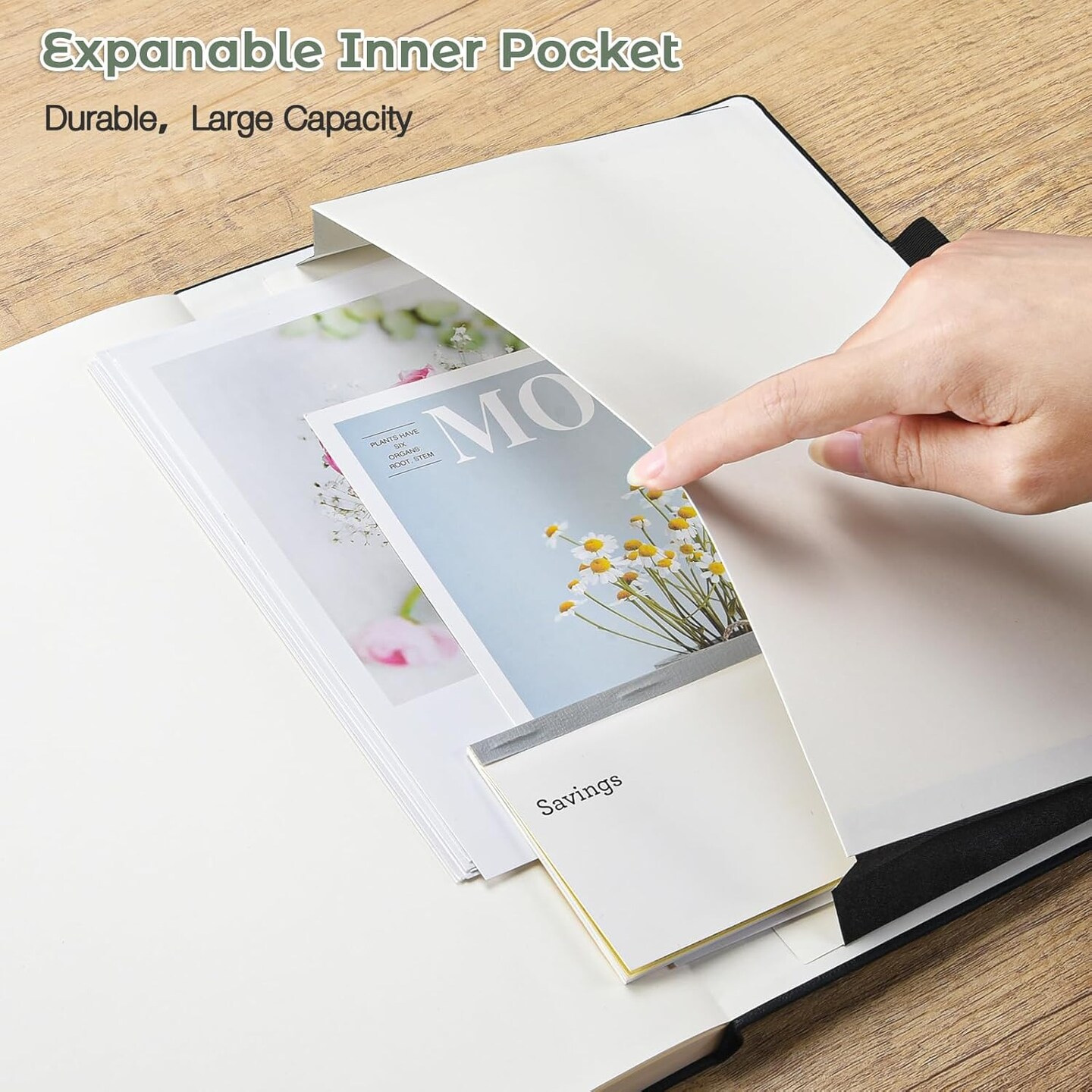 Blank Notebook, Hardcover Sketch Book, 8.5 x 5.5 Large Blank Journal, No Bleed Thick Paper Sketchbook for Drawing, Unlined Notebook Journal for Women Men School, A5 Leather Sketchbook, Lay Flat