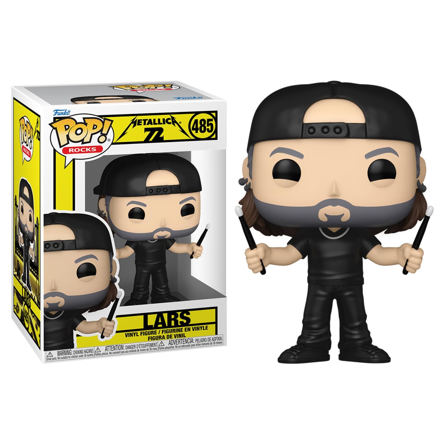 Metallica Funko POP Rocks | Lars Ulrich (72 Seasons), Color