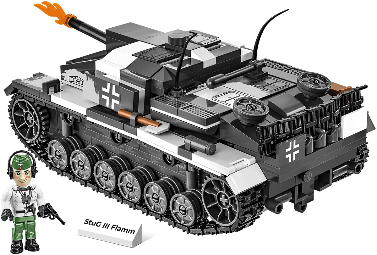 COBI Historical Collection WWII STUG III Ausf. F/8 &#x26; Flammpanzer (2-in-1)