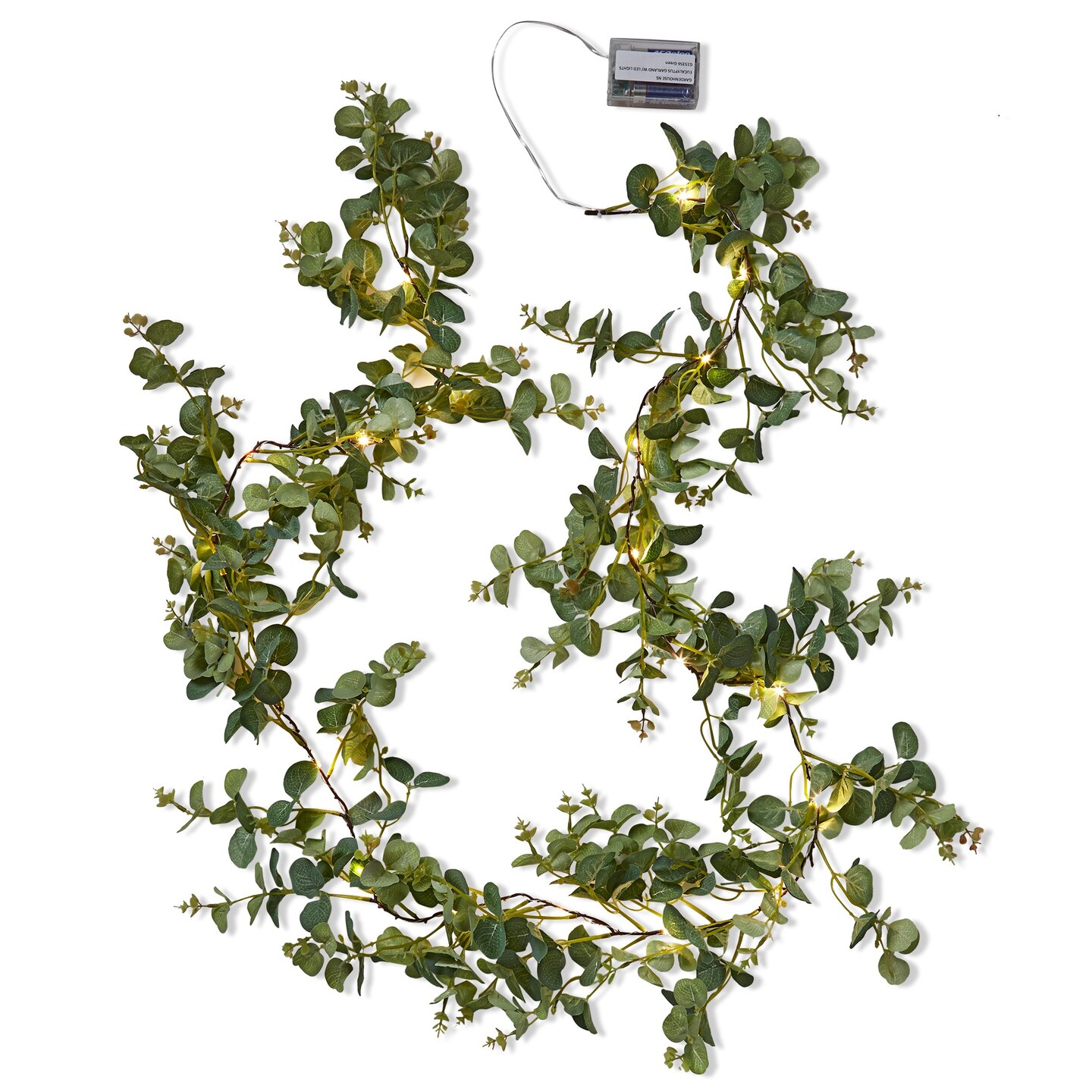 Eucalyptus Garland With Light-Up Led&#x27;s