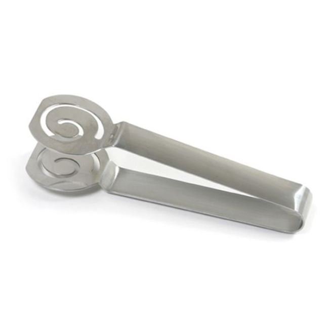 Norpro Decorative Swirl Stainless Steel Tea Bag Squeezer Tongs