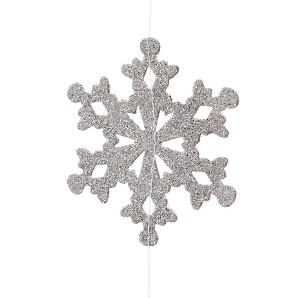 Snowflake paper bunting