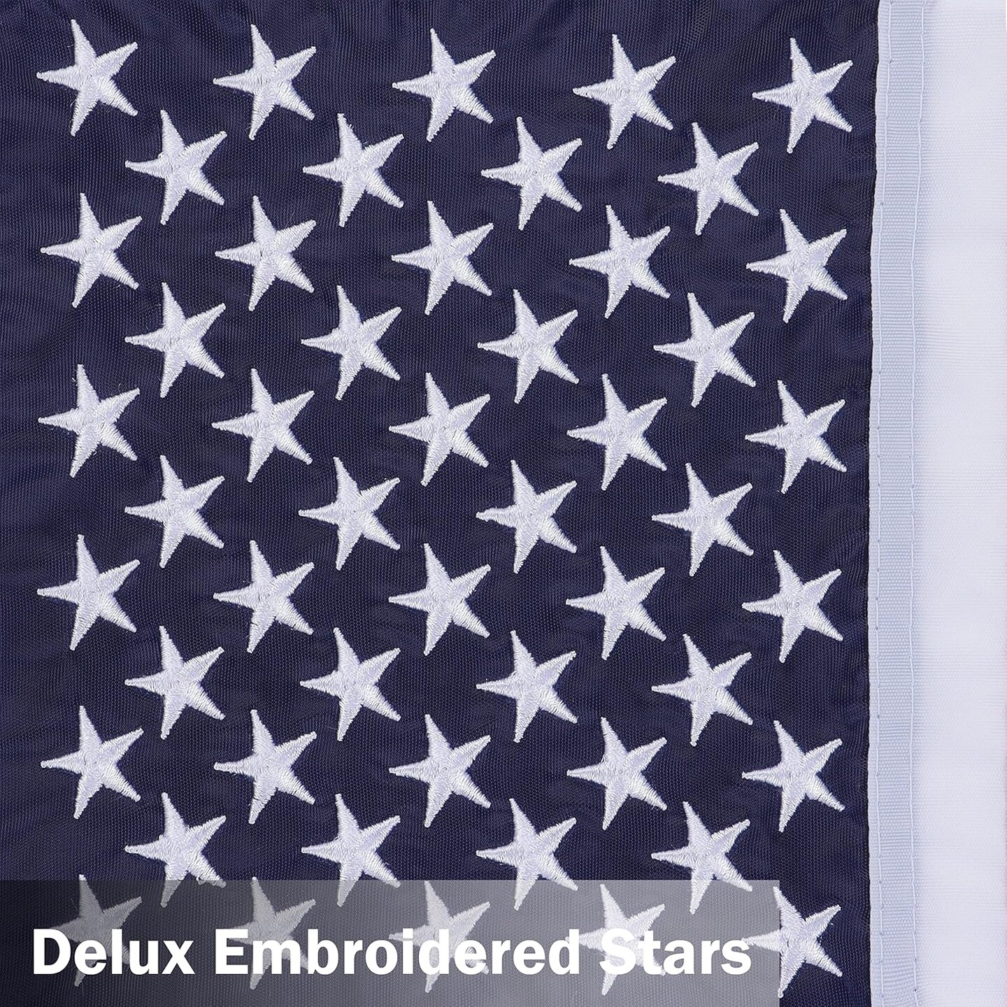 2 Pack American Flag Garden Flags Embroidered - 12&#x27;&#x27;x18&#x27;&#x27;, Deluxe Embroidered Stars and Sewn Stripes USA Garden Flags,Patriotic Decorative Yard Flags for Garden and Home, 210D Nylon