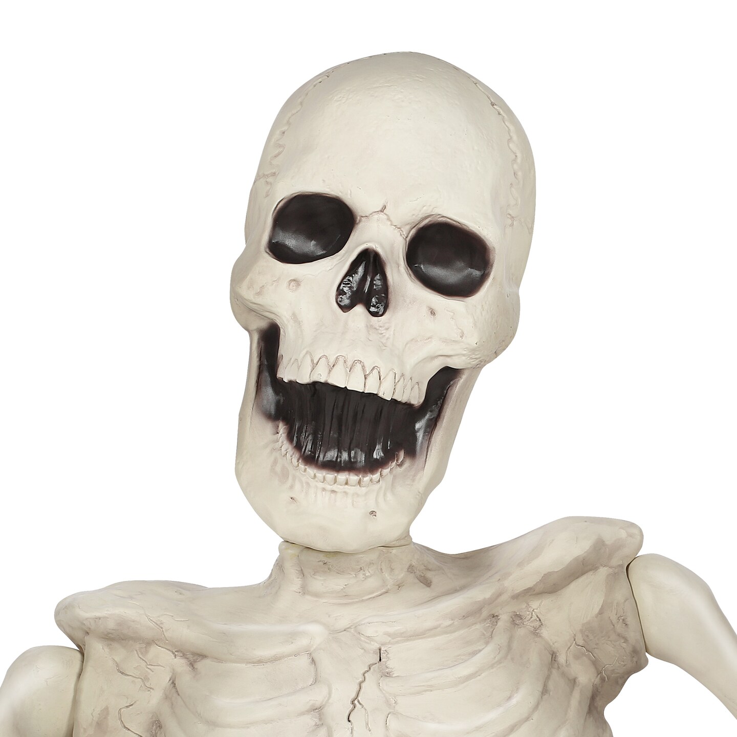 BOO BOX Halloween Groundbreaking Skeleton - Scary Outdoor Halloween Decorations for Porch or Yard