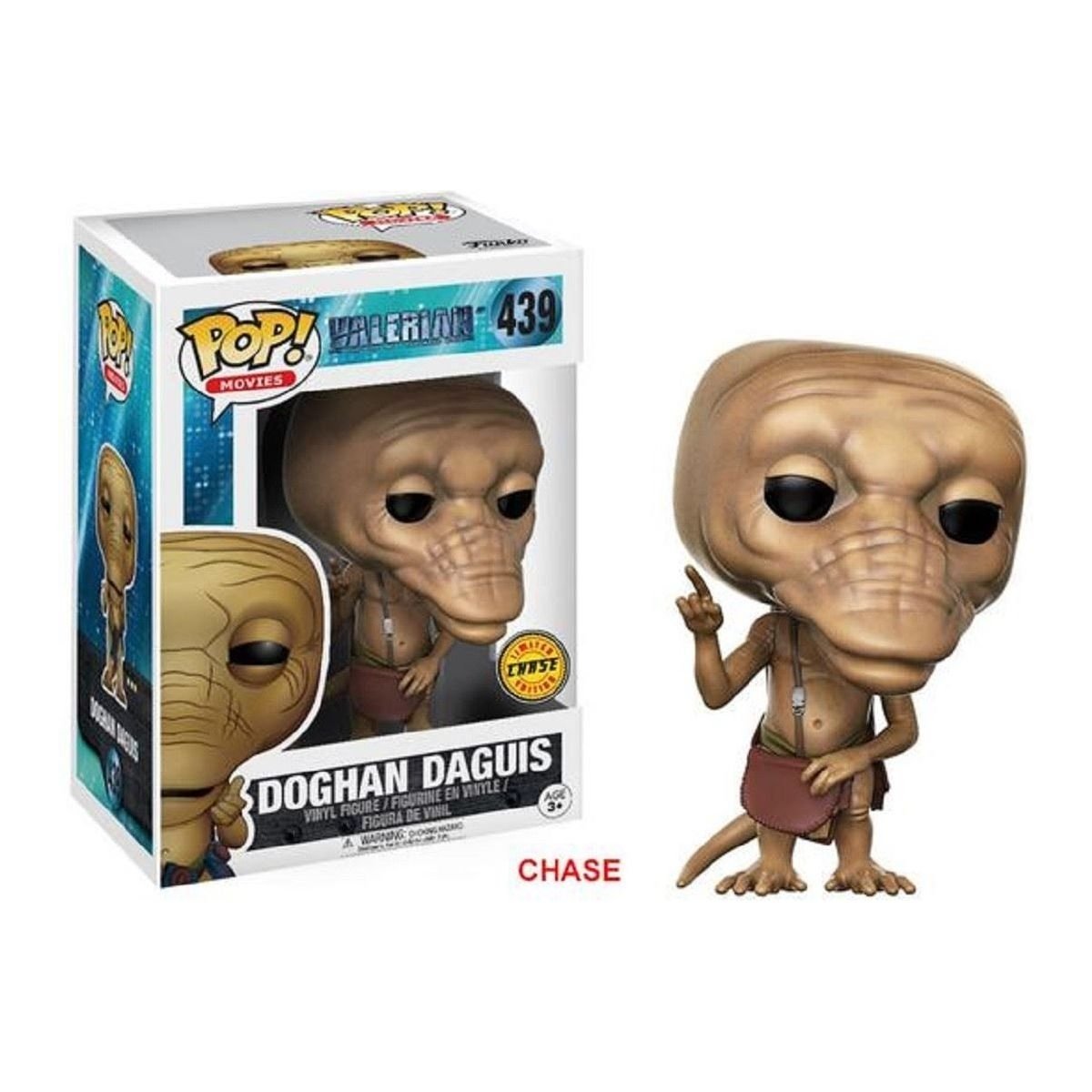 Funko Pop! Movies Valerian Doghan Daguis (Index Finger Up) Vinyl Figure Chase